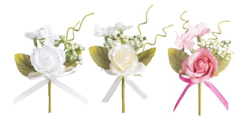 BADGE ROSE + BERRY 3S 11CM
