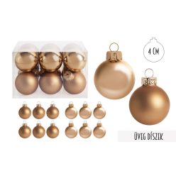 Ü.KD.GLOBE*12 GOLD 4CM