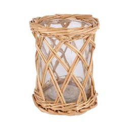 Ü.WOODEN TRAY+LACE NATURAL 14*17
