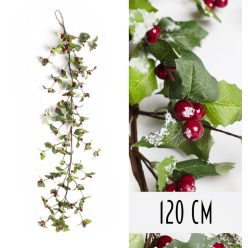 GARLAND BERRY+LEAF PINK 120