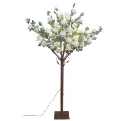 WOODEN ROSE+120LED WHITE210