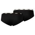 Puma women's sports bottoms with elastic waistband - hipster style - 2 pieces/pack - black - L