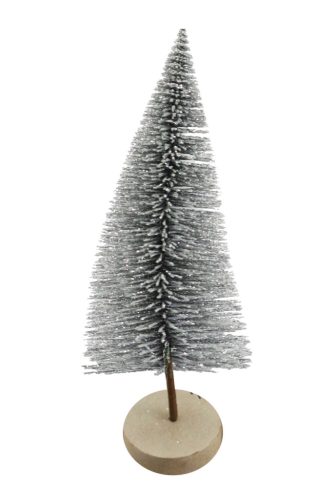 DEK.GLITTER PINE TREE GRAY 25