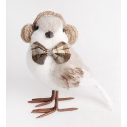 DEK.BIRD+HAT CREAM/BROWN 17