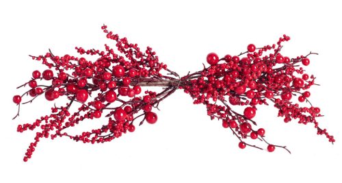 DEC.DOOR ARCH RED BERRY 40CM