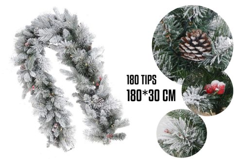 FGRN.SNOWY RED.BERY180BR/180*30