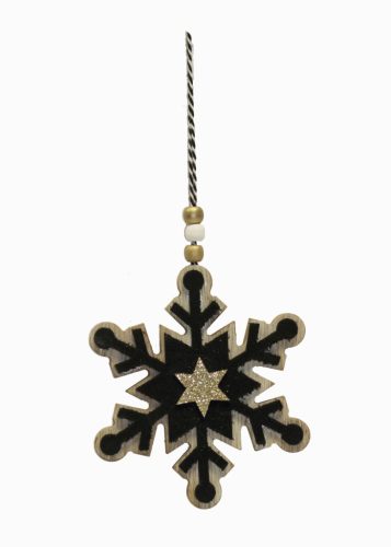 WOOD LAND.SNOWFLAKE BROWN/GOLD   12