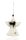 FELT CIRCLE ANGEL WHITE/BLACK 12