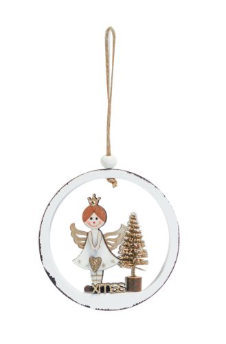 WOODEN LD.ANGEL+RED/WHITE10