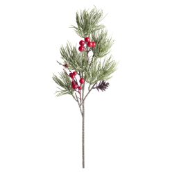 PINE BRANCH RED BERRY GREEN50