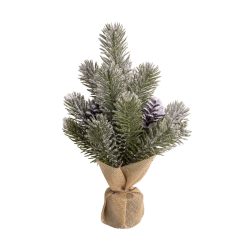 WOOD+GARLAND CONE SNOWY 25