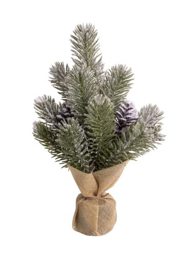WOOD+GARLAND CONE SNOWY 25