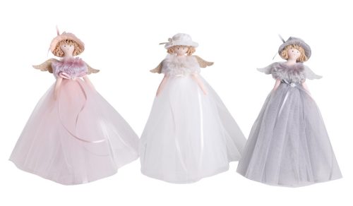 DEK.ANGEL STANDING TULLE+HAT3S27