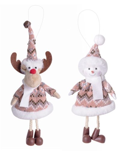 DEC.AK.SNOWFLAKE+REINDEER BROWN 2S 23