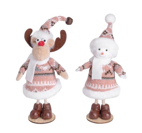 DEK.SNOWMAN FURRY+RED CAP 14