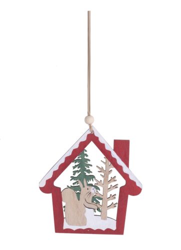 WOOD LAND.HOUSE IN SQUIRREL+FFA 9*12