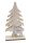WOODEN WOODEN+SILVER REINDEER NATURAL14*24