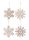 WOOD LAND.SNOWFLAKE 4S GOLD GLITTER15
