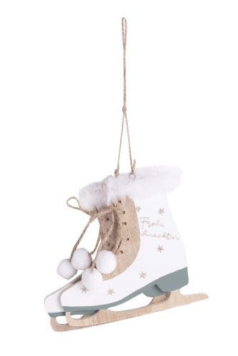 WOOD LAND.CORIANDERPAIR WHITE/NAT/TURQ12