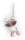 WOOD LAND.SKIS RED.SNOWFLAKE 15*6