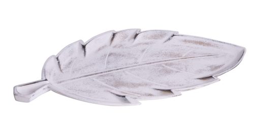 WOODEN PLATE LEAFFORM 37*20*1.5