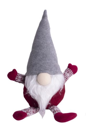 TEXT.NOSE DOLL SANTA RED 40