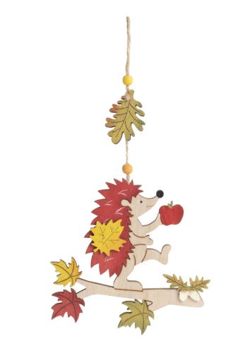 WOOD LAND.HEDGEHOG RED APPLE 30*16