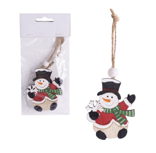 WOODEN LD*2SNOWMAN+CILINDER17*6