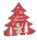 WOODEN PINE RED+ANGEL 18*19*2