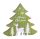 WOODEN PINE GREEN+ANTLERS18*19*2