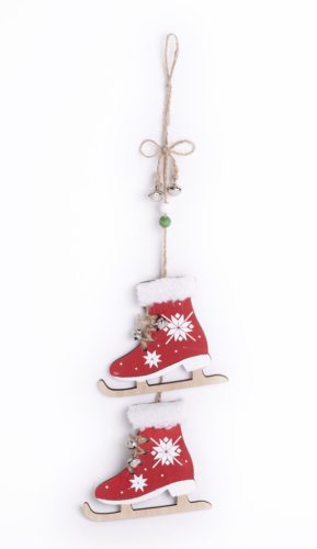 WOOD LAND.CORIANDER RED.SNOWFLAKE45*9