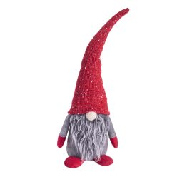 TEXT.NOSE DOLL SANTA RED/BLU 50