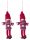 DEC.AK.KNIT F/L.RED/BURGUNDY 2S14