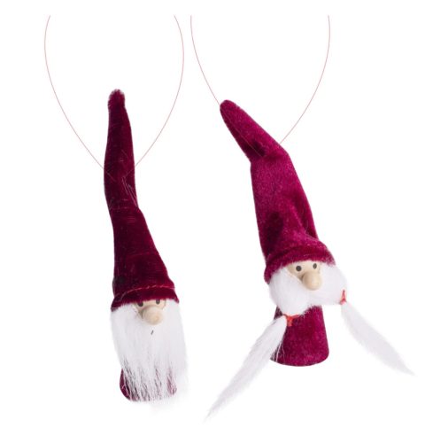 BARREL CORK/L.BURGUNDY HAT 2STEMS 11