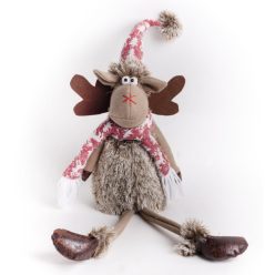 TEXT.REINDEER DOLL+HAT 42+25