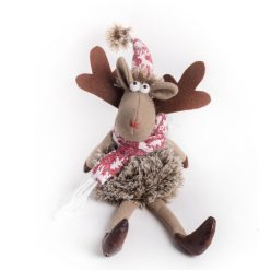 TEXT.REINDEER DOLL+HAT 25+15