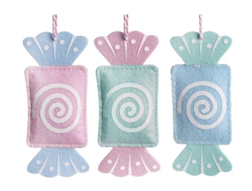 FELT CIRCLE LOLLIPOP 3S7.5*13
