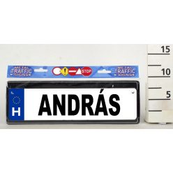 KRESZTÁBLA "ANDRÁS"