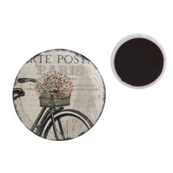 K.HM.BICYCLE+FLOWER 7.5*7.5