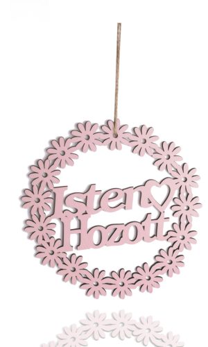 WOOD LAND.FLOWER BASKET.PINK IS.BRING15