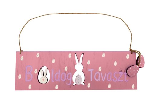 WOODEN BOARD CANDY PINK BOLD.T30