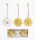 WOODEN LD*6SNOWMAN HEAD WHITE/RED2PCS 9
