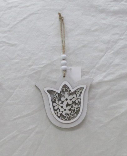 WOOD LAND.TULIP+FLOWERS WHITE19