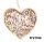 WOOD LAND.HEART+BIRD NATURAL22*21