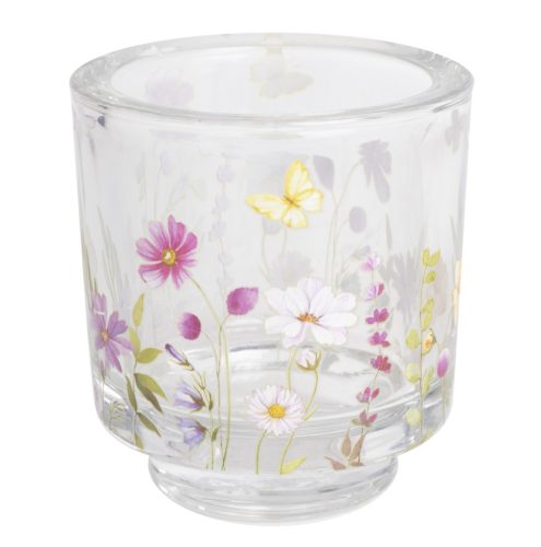 Ü.WOODEN TRAY FLOWER VASE 7.8*8.5