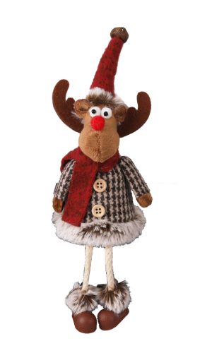 TEXT.REINDEER DOLL BROWN 25