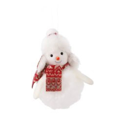 DEK.SNOWMAN WHITE/RED FUR 15
