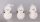 DEK.SNOWMAN WHITE FUR/RED FLIT18