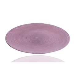 DEK.TÁLCA KÖR SPIRÁL PINK33