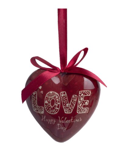 DEK.HEART WHITE+RED HEARTS 8
